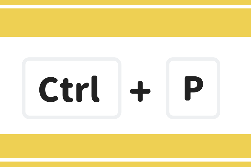  ctrl p 