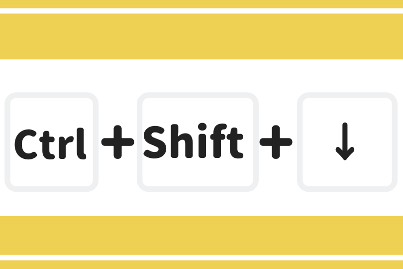  Ctrl Shift 