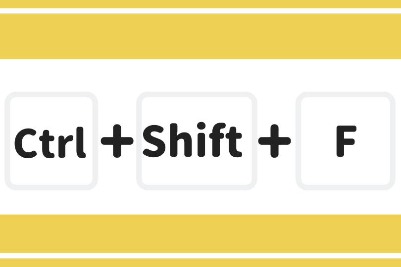 ctrl-shift-f