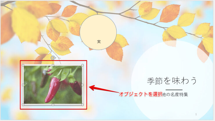 オブジェクトを左に回転する