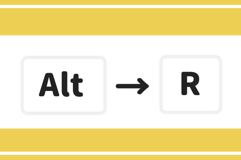 『Alt→R』