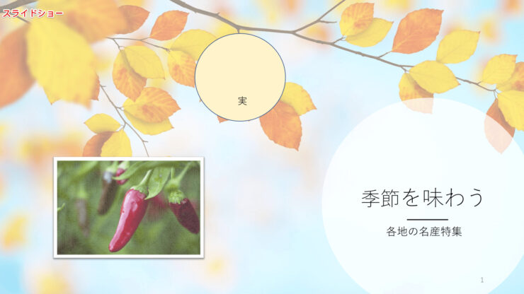 スライドショーのスライドを拡大する