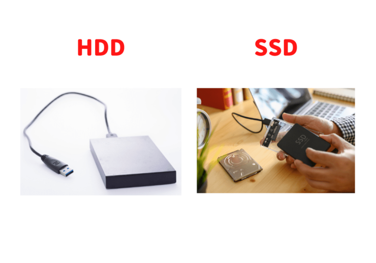 バックアップ先として外付けのHDD・SSDが望ましい