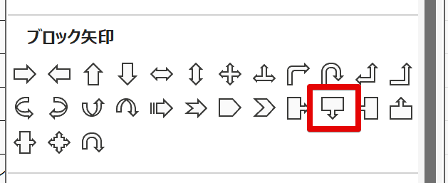 目的に合わせた図形を選択